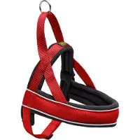 Hunter harnais norvégien Racing taille S nylon rouge/polaire noir