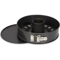Patisse Forme de marche avec insert turban 28 cm Acier Anthracite, Papier de cuisson, Gris