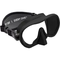 Oceanic Shadow Mini Neoprene Strap Diving Mask Noir