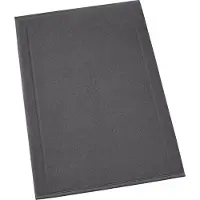 De Witte Lietaer Tapis de bain Contessa, Gris foncé - 70 x 120 cm - Coton