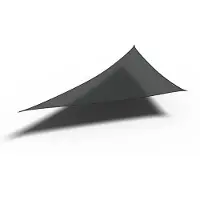 Platinum sun & shade Coolfit Sonnensegel 3-Eck, schwarz 90° Bezug aus 285g/m² Polyethylen (HDPE), 500x500x710 cm (500 x 500 cm)