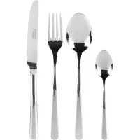 Russell Hobbs RH03225EU7 Vienna Stainless Steel 48 Piece Cutlery Set, Couverts, Argent