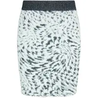 Swirly Jupe noir / blanc