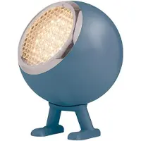 Mr. Wattson Lampe de Table , Norbitt, dimmable, Bleu, Salon / séjour, Aluminium, Moderne
