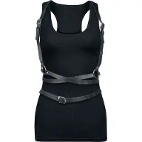 Banned Alternative Harnais Gothic de - Rhune Harness - pour Femme - noir - Taille Standard
