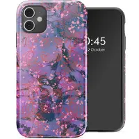 Selencia Coque arrière Vivid pour Apple iPhone 11 - Fresh Paint Flower Orange