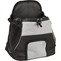Flamingo Sac avant pour animaux de compagnie Sybil Noir et gris 518123