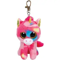 TY Filles, Porte-clés, Porte-clés Beanie Boo Fantasia Licorne, Multicolore
