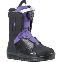 Northwave - Boots de snowboard polyvalent freestyle - Dahlia Spin Black/Purple pour Femme - Taille 38 - Violet