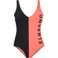 Elbsand Maillot de bain abricot / noir