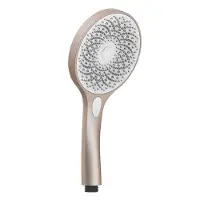 Schutte SCHÜTTE, pommeau de douche CAPRI, avec technologie de jet doux, douchette avec 3 types de jets, pommeau de douche pluie, finition rose mat/blanc