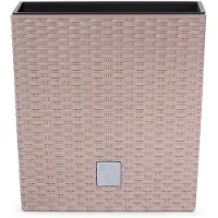 Prosperplast Rato 10 Litres Avec Bac De Plantation Mocca 22,3 X 22,3 X 22,8 Cm.