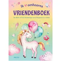 Deltas Ik hou van eenhoorns vriendenboek ()