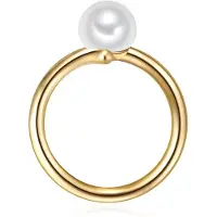 Valero Pearls Bague or / blanc perle