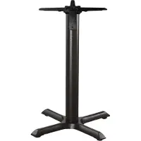 Bolero Pied de table avec base en croix en fonte, hauteur 72 cm