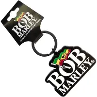 Bob Marley Logo Schlüsselanhänger, Multicolore