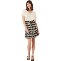 Garcia O40121 Short Skirt Noir S Femme