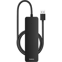 Baseus Hub USB-A 4 en 1 UltraJoy Lite - 100 cm - Station d'accueil - Noir