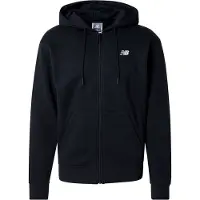 New Balance Veste de survêtement 'Essentials' noir / blanc cassé