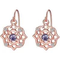 Lulu & Jane Boucles d'oreilles or rose