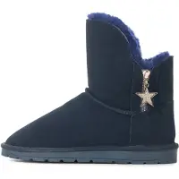Gooce Boots 'Penny' bleu marine / or