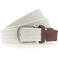 Vanzetti Ceinture marron / argent / blanc