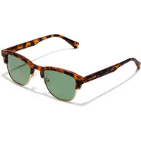 Hawkers Lunettes de soleil 'New Classic' caramel / brun foncé / or / vert