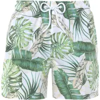 s.Oliver Shorts de bain crème / vert / blanc