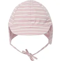 En fant Chapeau lilas / blanc