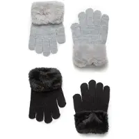 MINOTI Gants gris / noir