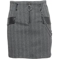 KOROSHI Jupe gris / noir