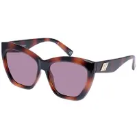 Le Specs Lunettes de soleil 'Vamos' marron / violet / noir