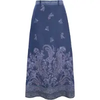 Dea Kudibal Jupe bleu / violet