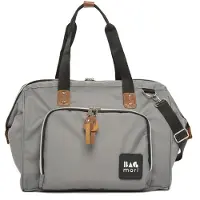 Bagmori Sac à langer marron / gris / noir / blanc