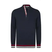 Felix Hardy Pull-over bleu marine / rouge / blanc