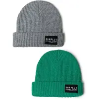 MINOTI Bonnet gris chiné / vert / noir