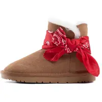 Gooce Bottes de neige marron / rouge / blanc