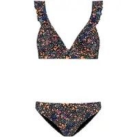 Shiwi Bikini 'Bobby' bleu / orange clair / rose / noir