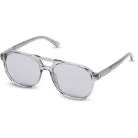 Kapten & Son Lunettes de soleil 'Zurich Oversize' gris / argent