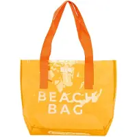 Bagmori Sac de plage orange / blanc