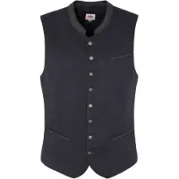 Spieth & Wensky Gilet folklorique 'Eastwood' anthracite / gris argenté