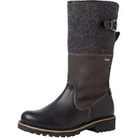 Tamaris Bottes brun foncé / noir / noir chiné