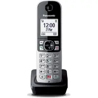 Panasonic Téléphone KX-TGA685EXB Téléphone DECT Identification de l'appelant Noir