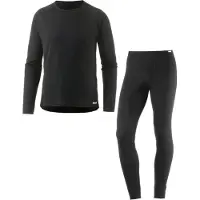 CMP Underwear Dynamic 3y87800 Long Sleeve Base Layer Set Noir M Homme