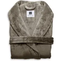 Zohome Peignoir Cara - Peignoir pour femmes et hommes - S - Manteau du matin - Convient pour le sauna - Rose