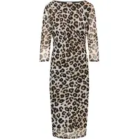 s.Oliver Robe écru / marron / noir