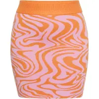 Swirly Jupe orange / rose