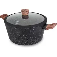 WESTINGHOUSE Poêle de cuisson - 28 cm Marbre Bois - Noir