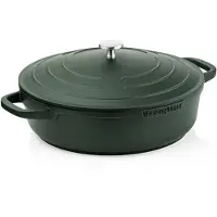 WESTINGHOUSE Performance Series - Casserole à induction avec couvercle - Sauteuse de 32 cm - Vert - Convient à toutes les sources de chaleur, y compris l'induction et le four