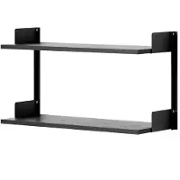 New Works Etagère murale Black Ash | Black | 450